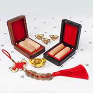 金沙黃赤牛角臍帶印章彰化, 彰化