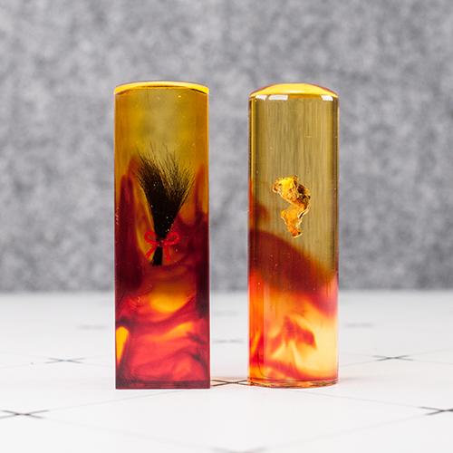 琥珀臍帶印章/乙顆