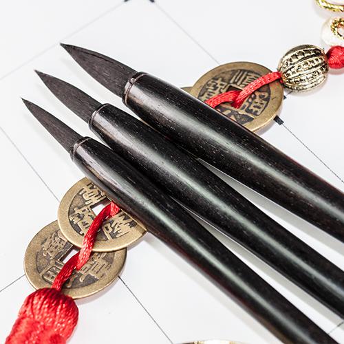 黑檀胎毛筆【單筆盒】