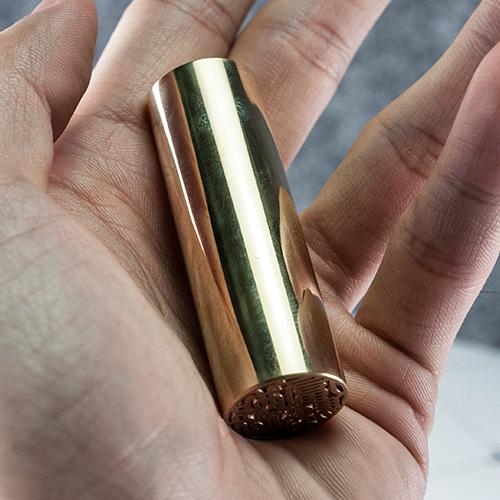 台南 個人印鑑章 金屬印章 黃銅 唯原工藝