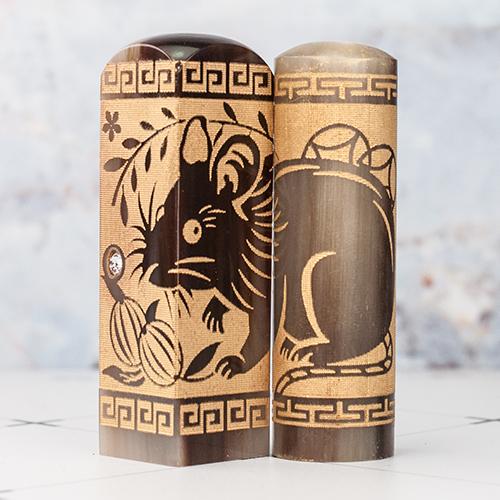 【12生肖】赤角臍帶印章/乙顆