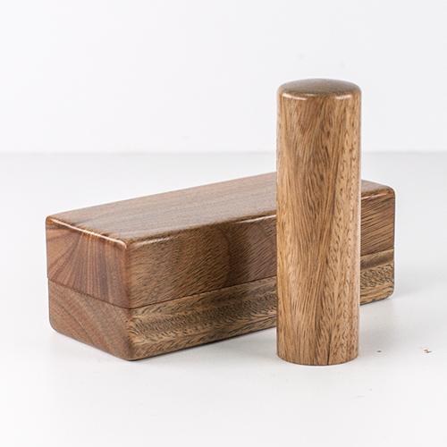 綠檀印章卡榫盒