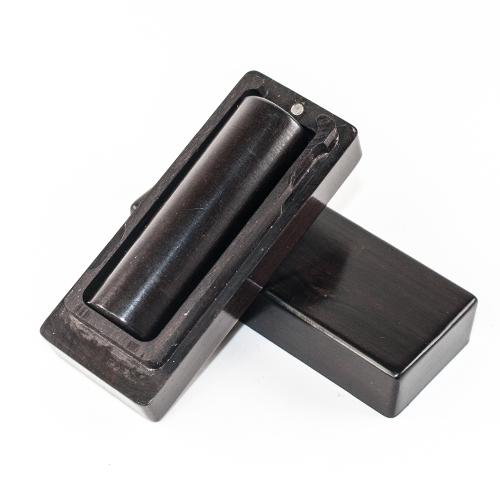 黑檀印章卡榫盒