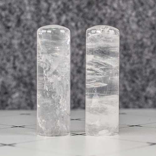 白水晶印章/乙顆