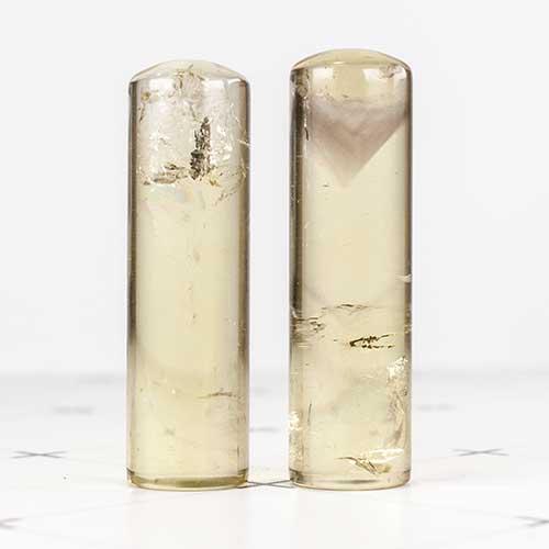 特級黃水晶印章/乙顆