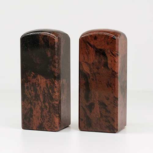 紅黑曜石神明印章