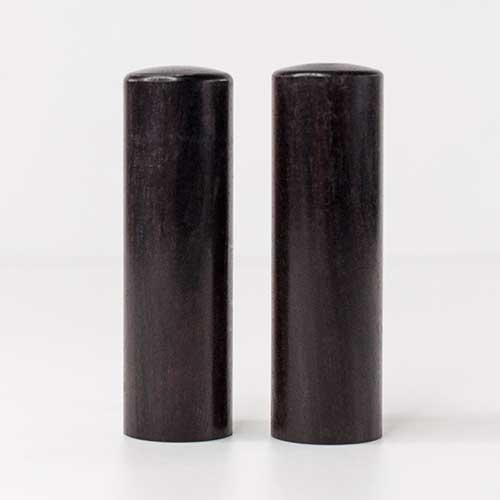 黑檀木結婚對章