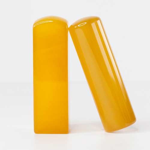 黃玉髓/黃瑪瑙印章