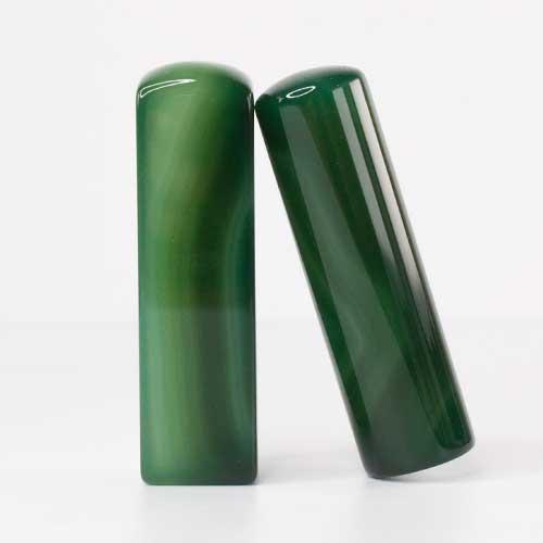 綠玉髓/綠瑪瑙印章