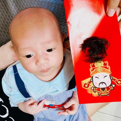 台南安平滿月剃頭