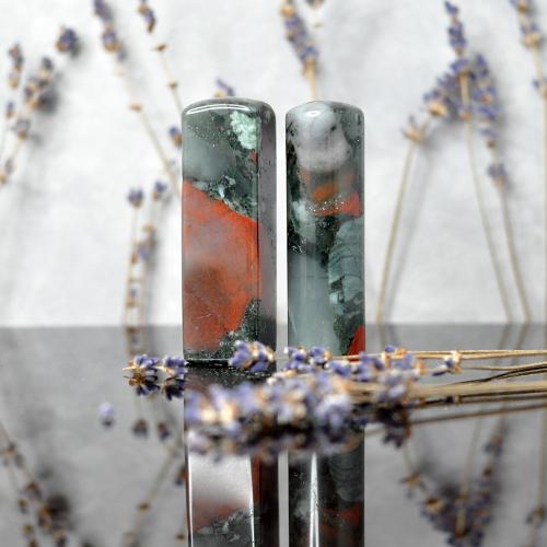 非洲雞血石臍帶印章/乙顆