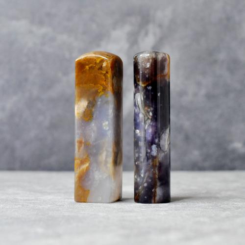 雪花紫玉臍帶章/乙顆