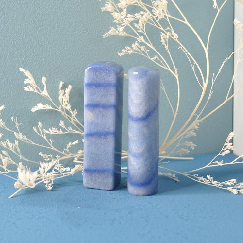 藍色東陵玉印章/乙顆