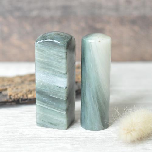 綠髮絲臍帶印章/乙顆