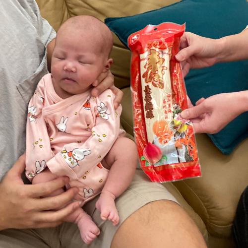 台北內湖滿月到府剃胎毛