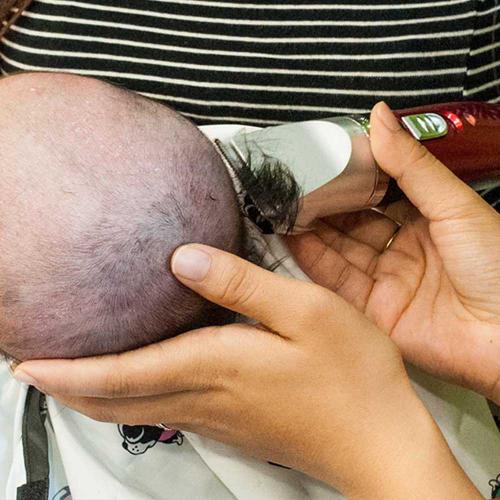 新北石碇剃胎毛