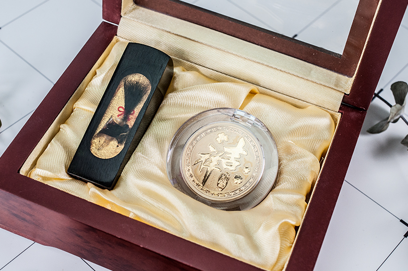 台南 肚臍章 黑檀木 唯原工藝