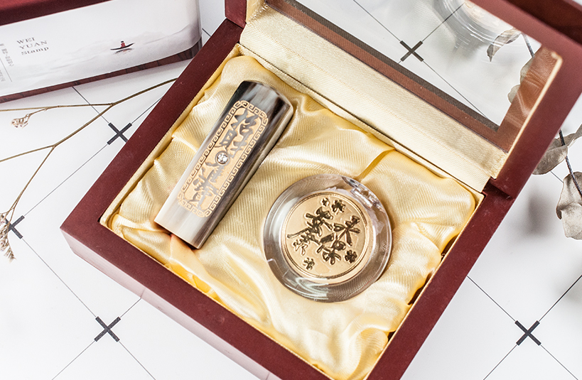 台南 肚臍章 花赤牛角 唯原工藝 金漆