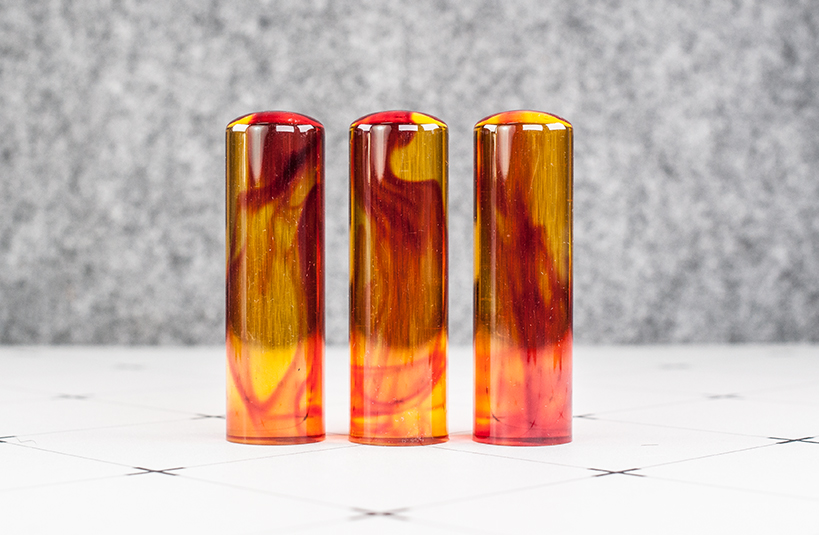 台南 結婚對章 琥珀 唯原工藝