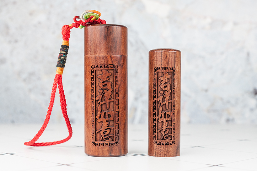 台南 臍帶印章 檀木印章 唯原工藝