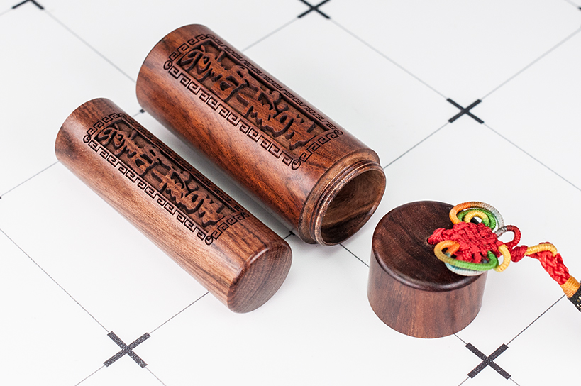 台南 臍帶印章 檀木印章 唯原工藝