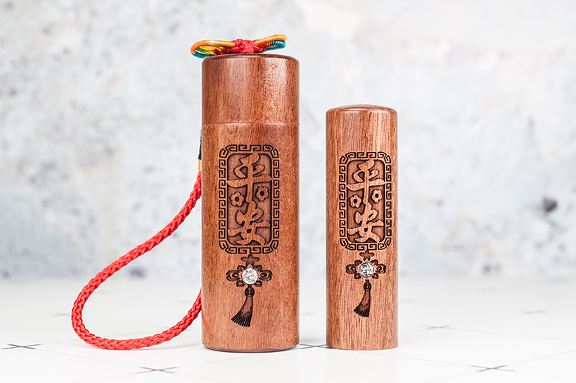 台南 臍帶印章 檀木印章 唯原工藝