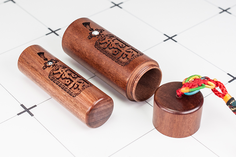 台南 臍帶印章 檀木印章 唯原工藝