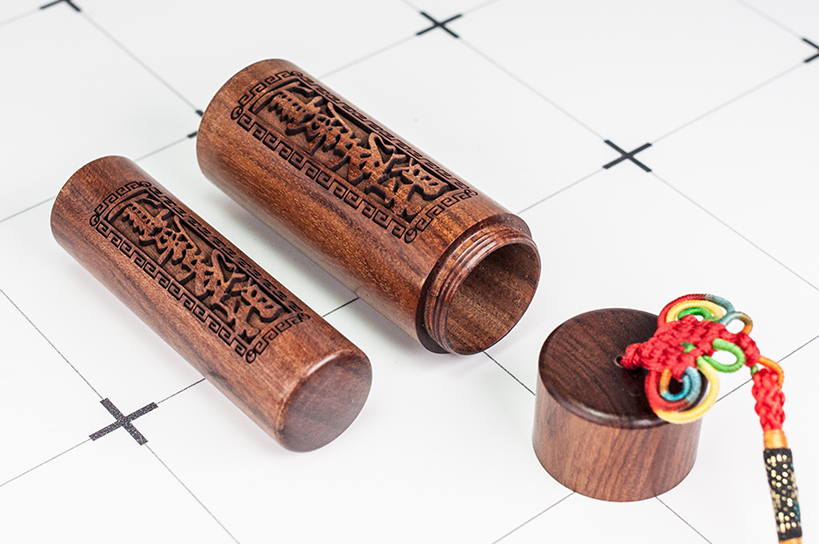 台南 臍帶印章 檀木印章 唯原工藝