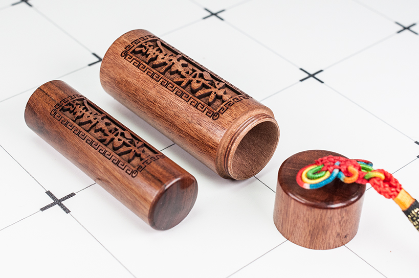 台南 臍帶印章 檀木印章 唯原工藝