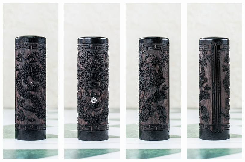 台南 龍雕刻 套筒印章組 唯原工藝