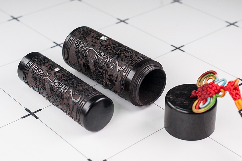 台南 龍雕刻 套筒印章組 唯原工藝