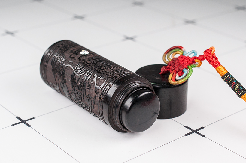 台南 龍雕刻 套筒印章組 唯原工藝