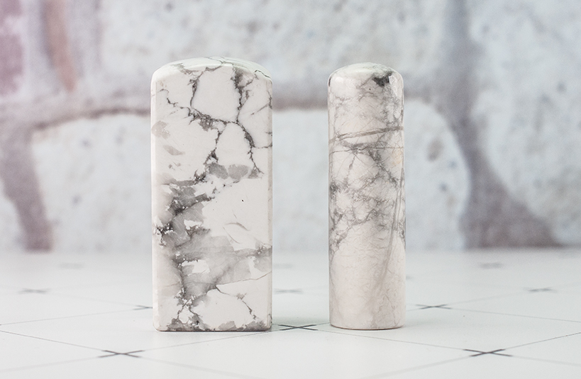 給自己禮物，選擇台南唯原工藝公司章、公司大小章、個人印鑑章、印鑑章、開運章，提供最多的材質、完善的服務。純天【白松石】個人印鑑章，買玉石公司大小章就來唯原工藝!