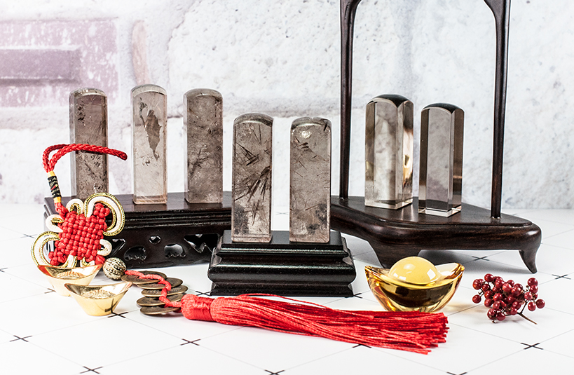 台南 結婚對章 髮晶 唯原工藝