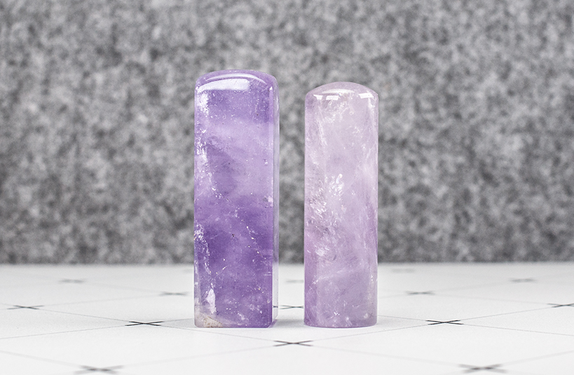 給寶貝最重要的紀念禮物，選擇台南唯原工藝臍帶章、胎毛筆，提供最多的材質、完善的服務。純天【紫水晶】臍帶章 單章/對章組合，買臍帶章就來唯原工藝!