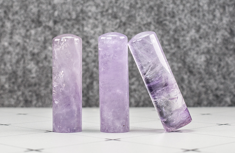 人生最重要的時刻，選擇台南唯原工藝結婚對章、結婚印章、印鑑章、開運章，提供最多的材質、完善的服務。純天【紫水晶】結婚對章，買玉石結婚對章就來唯原工藝!