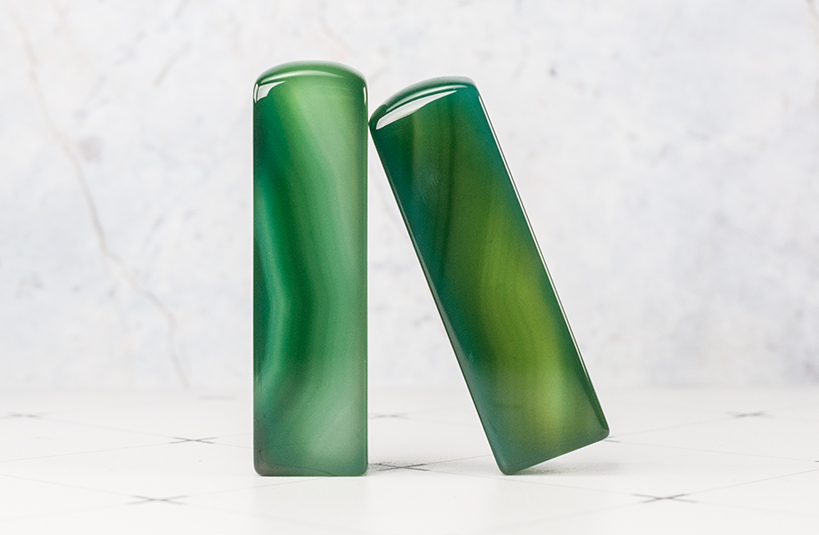 台南 個人印鑑章 印鑑章 綠玉隨 綠瑪瑙 唯原工藝