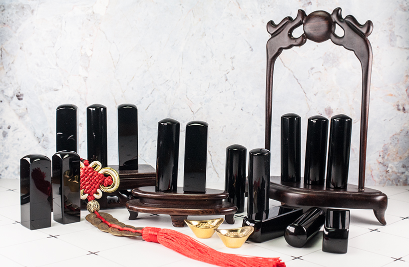 給自己禮物，選擇台南唯原工藝個人印鑑章、印鑑章、開運章，提供最多的材質、完善的服務。純天【黑曜石】個人印鑑章，買黑曜石個人印鑑章就來唯原工藝!