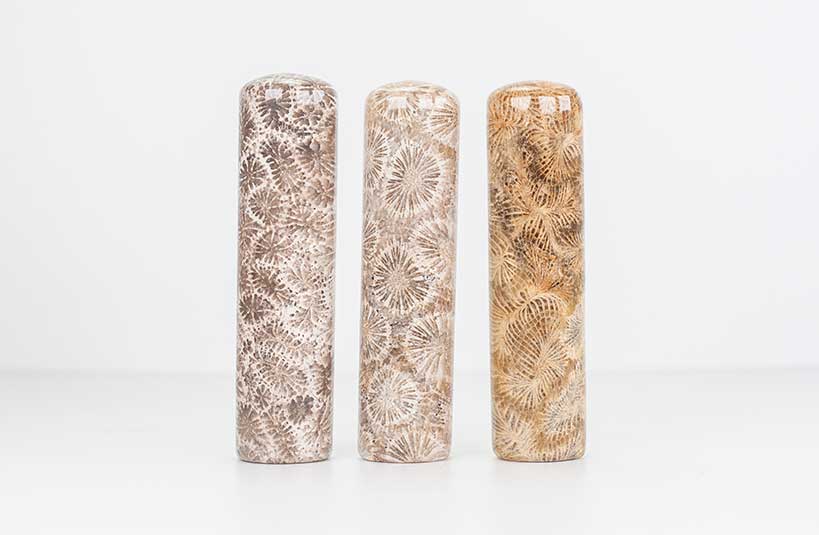 菊花石(珊瑚玉)印章