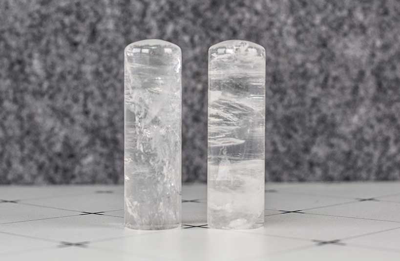 白水晶結婚對章