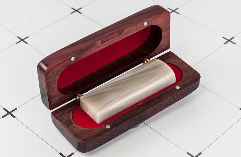 貴妃紅檀印章盒/單章盒(不含章)