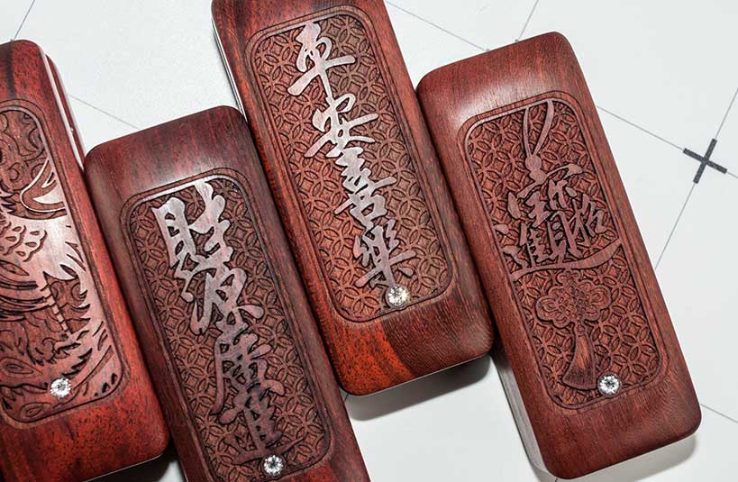 貴妃紅檀印章盒/單章盒(不含章)