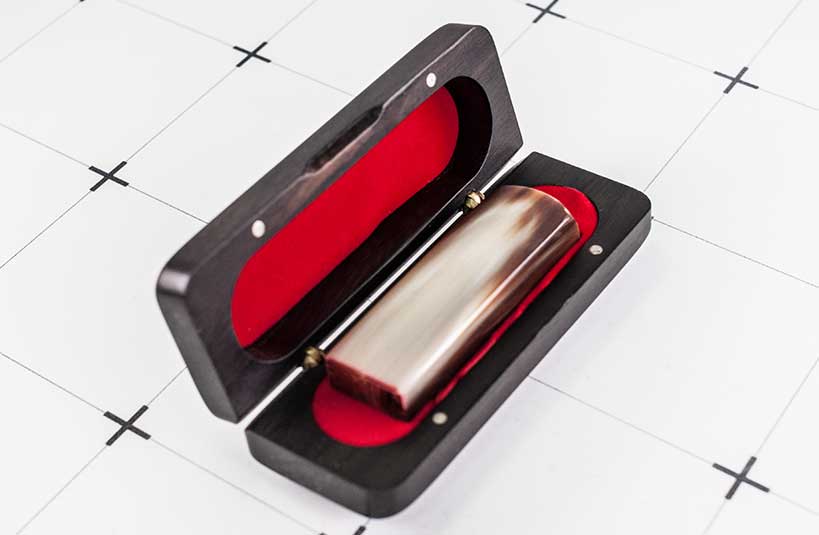 黑檀印章盒(單章盒)