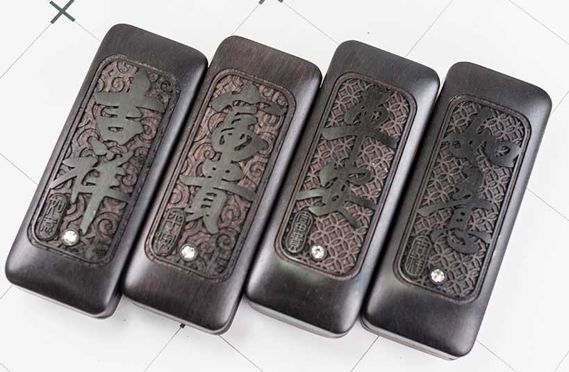 黑檀印章盒(單章盒)