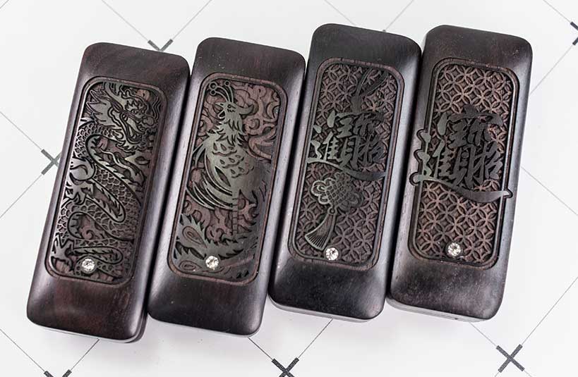 黑檀印章盒(單章盒)