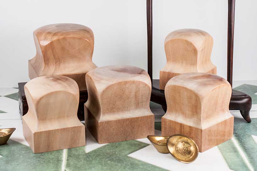 老山檀香木神明印章/廟印訂做