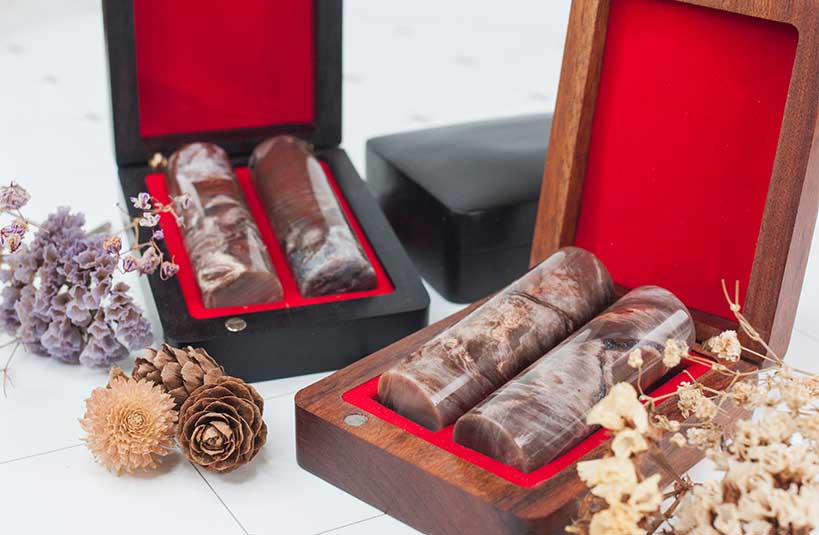 頂級檀木印章盒