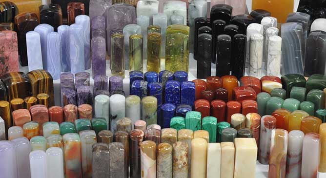 開運印章材質種類超過100種 玉石印章專賣店,玉石印鑑專賣店,