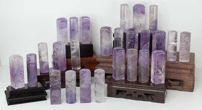 開運紫水晶　刻印章不用麻煩 線上360度選章 水晶印章專賣店,水晶印鑑專賣店,