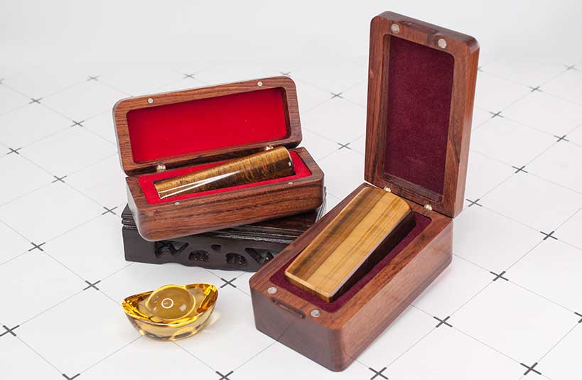 頂級檀木印章盒